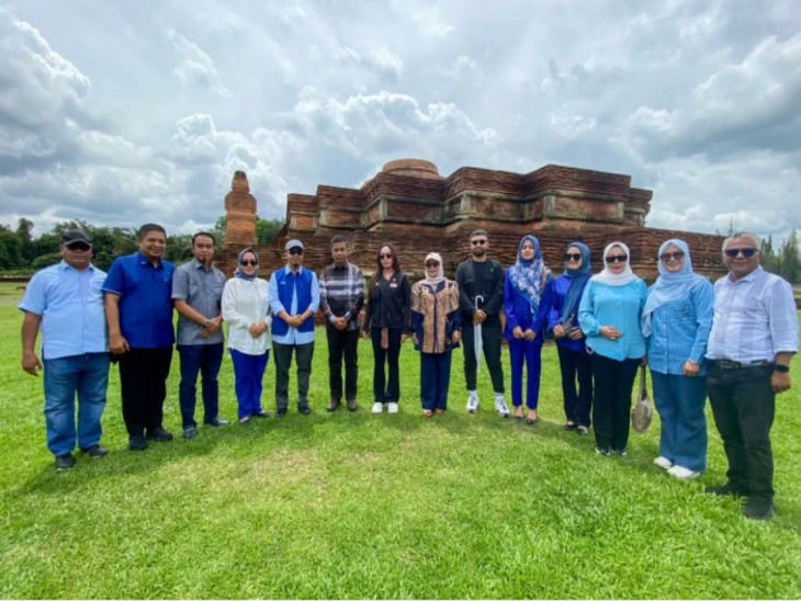 Utusan Khusus Presiden RI Zita Anjani Kunjungi Candi Muara Takus, Bupati Kampar Dorong Sinergi Pengembangan Pariwisata