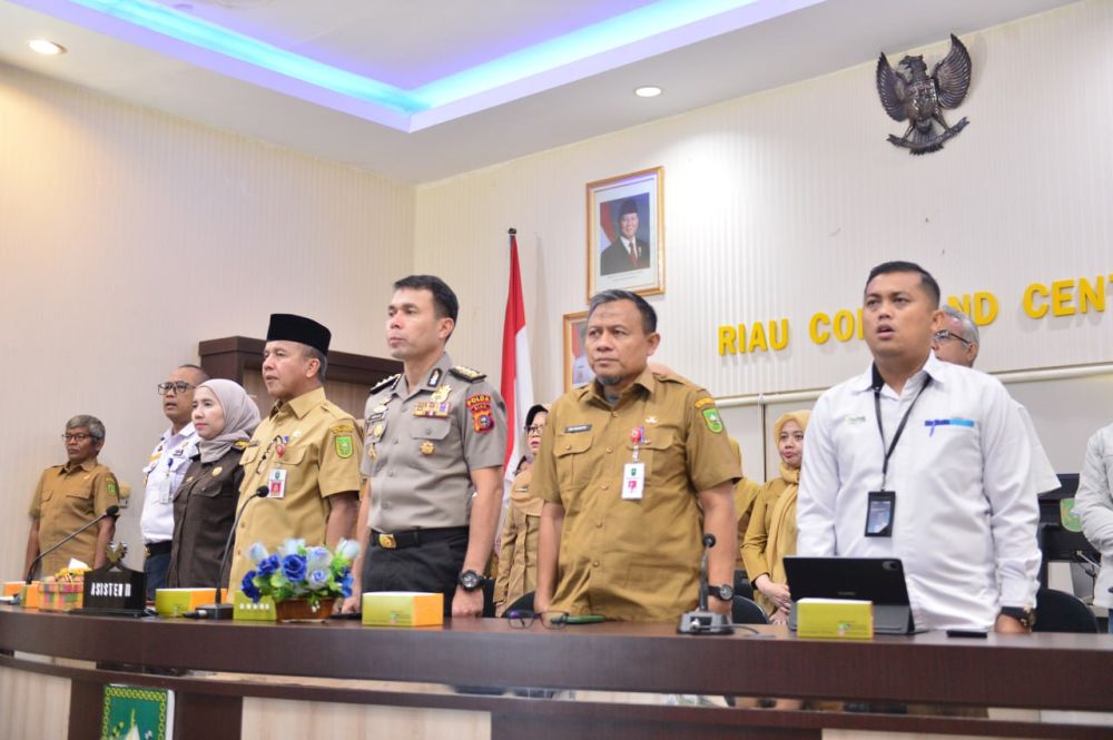 Koordinasi Terus Diperkuat, Pemprov Riau Rakor Pengendalian Inflasi Bersama Mendagri