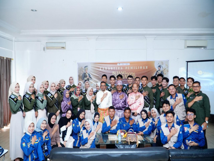 Kadis Pariwisata Dan Kebudayaan Kabupaten Kampar Buka Secara Resmi Karantina Bujang Dara Kab. Kampar Tahun 2026