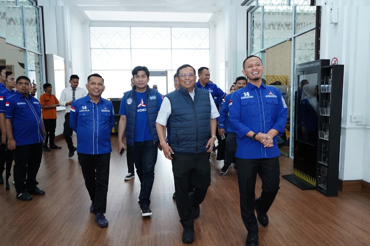 Sambangi Markas DPC, Herman Khaeron Pastikan Soliditas Partai Terjaga