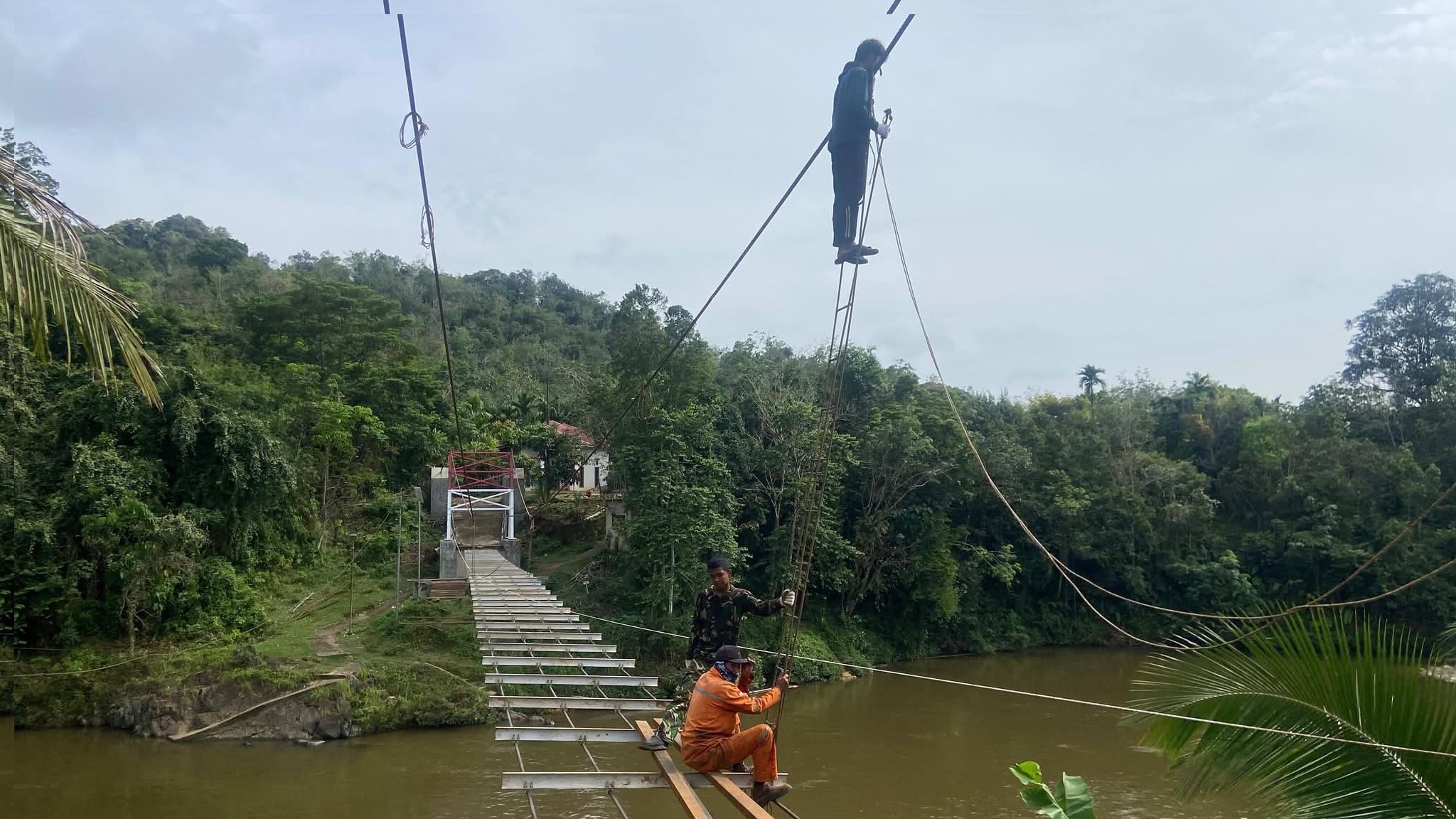 Ratusan KK Menanti, Jembatan Gajah Bertalut Akan Putus Isolasi Geografis
