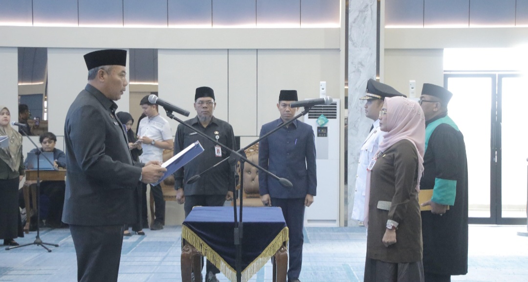Implementasi Manajemen Talenta, Pj Sekdako Pekanbaru Lantik Pejabat Administrator dan Pengawas